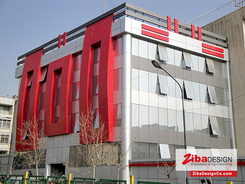 نمای کامپوزیت گلرنگ