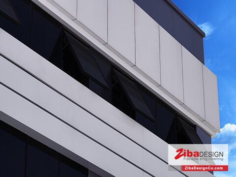 نمای کامپوزیت پروژه ایران دلکو