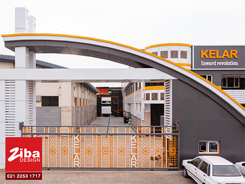 طراحی نمای کارخانه کلار