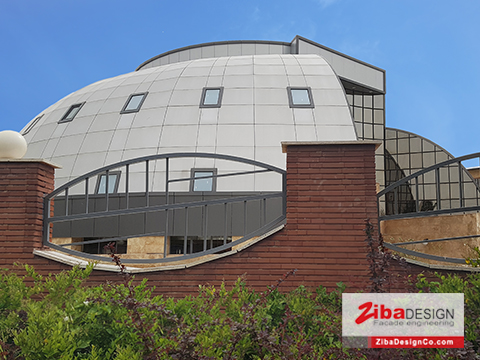 نمای کامپوزیت گنبدی