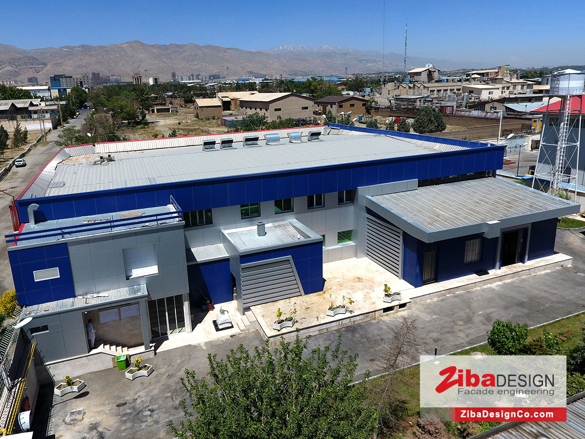 نمای کارخانه داروسازی کوثر فاز 1