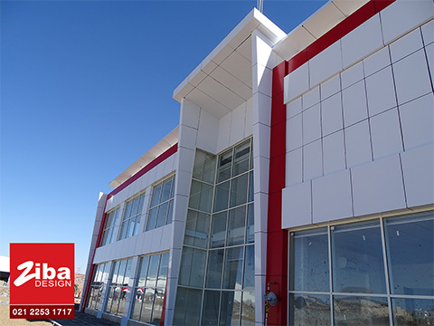 نمای کرتین وال مزمز