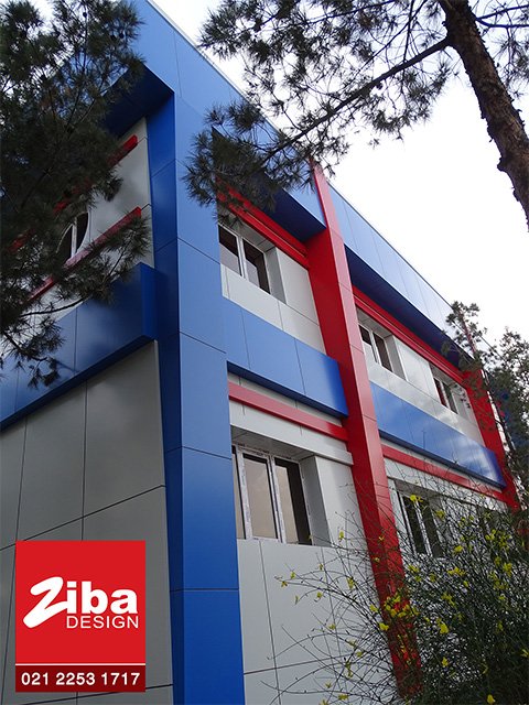 طراحی نمای کارخانه پگاه1