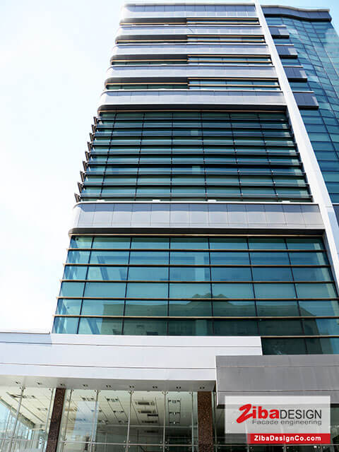 نمای کرتین وال زاگرس